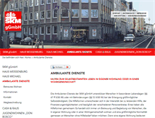 Tablet Screenshot of ambulante-dienste.skmd.de